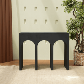 Minimalist console table modern interior styling