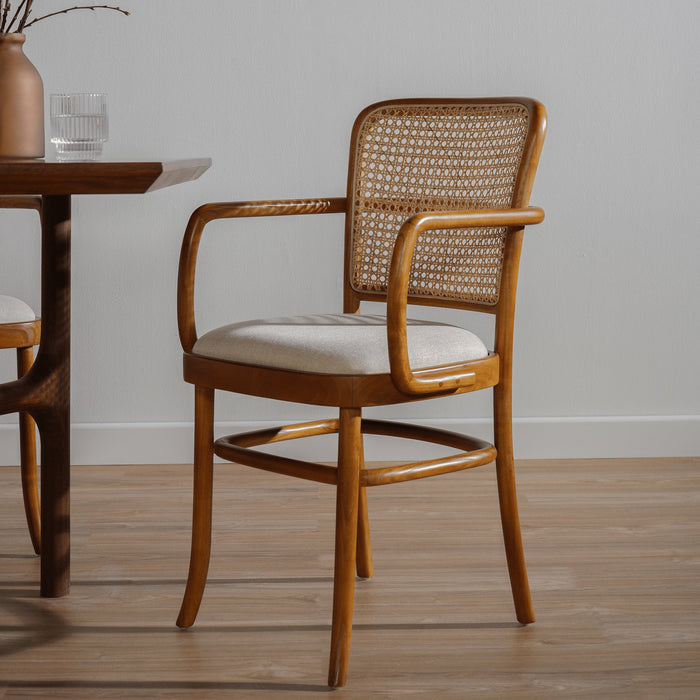 ALFRED DINING CHAIR WITH ARMREST