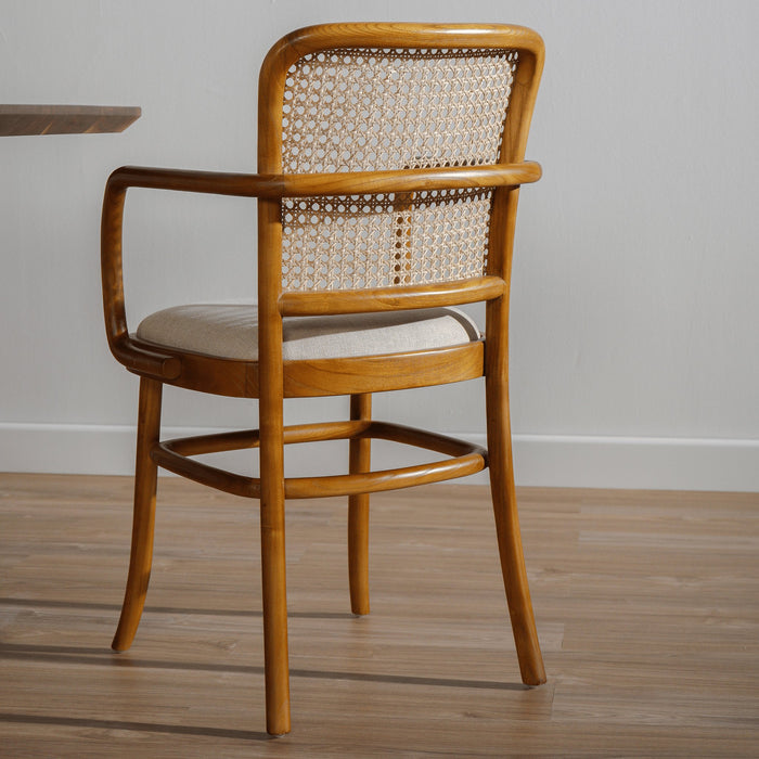 ALFRED DINING CHAIR WITH ARMREST