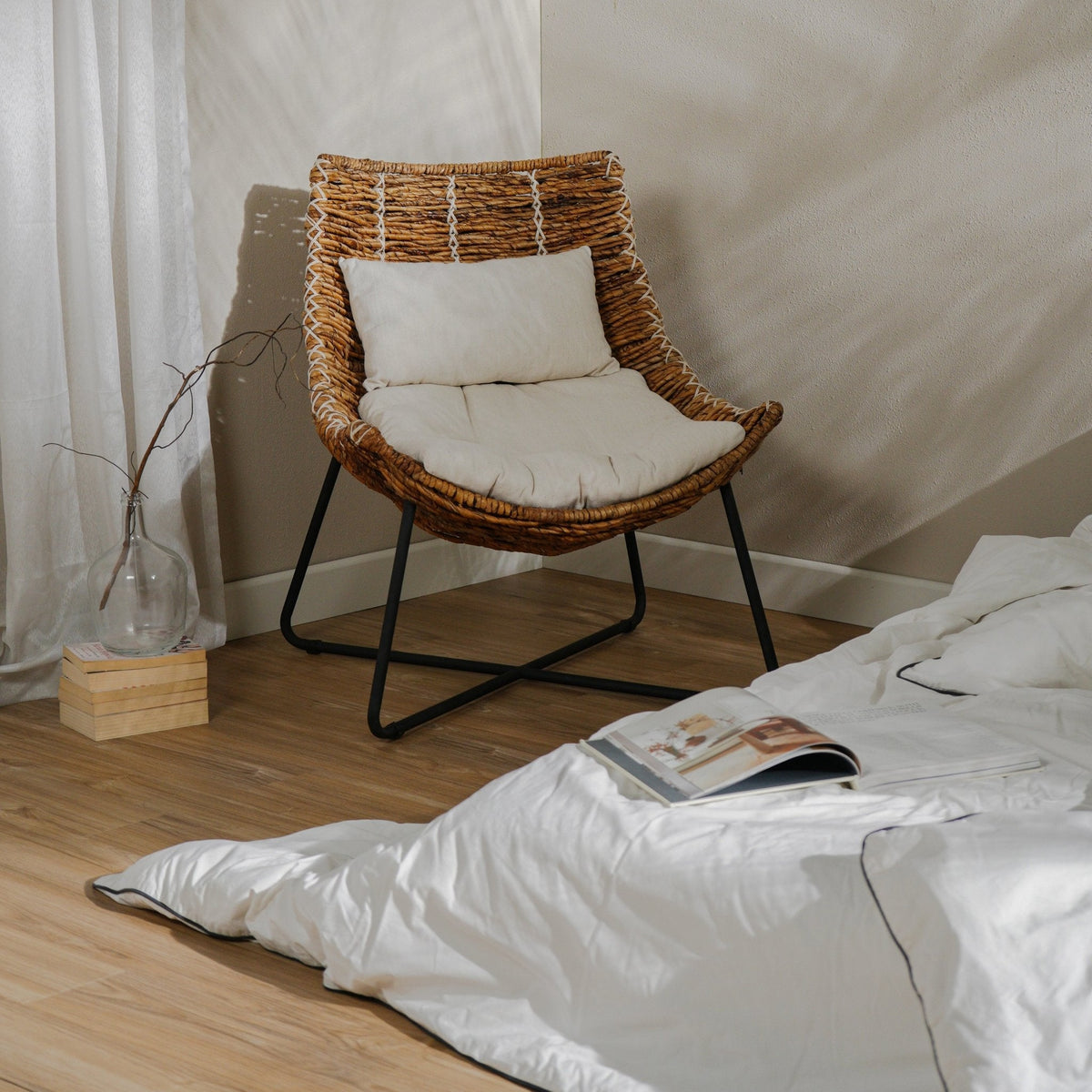 Rattan Banana Lounge Chair Woodculture — Wood Culture