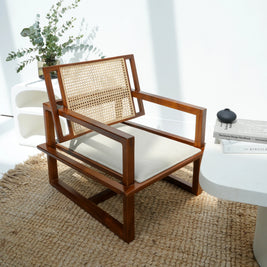 DARIYA RATTAN LOUNGE CHAIR