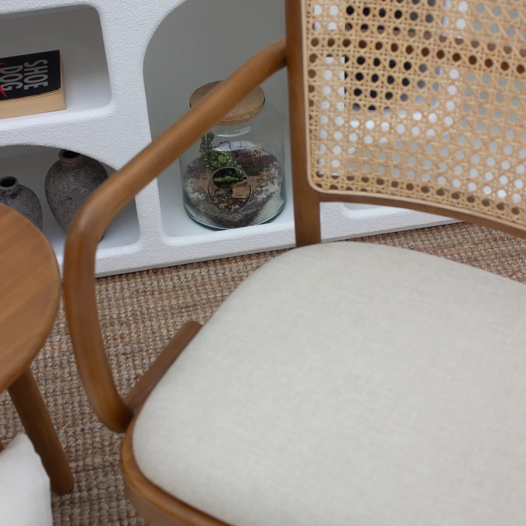 ALFRED DINING CHAIR WITH ARMREST