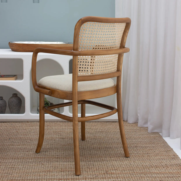 ALFRED DINING CHAIR WITH ARMREST
