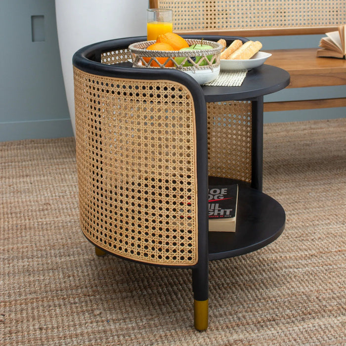 DEMI ROUND SIDE TABLE
