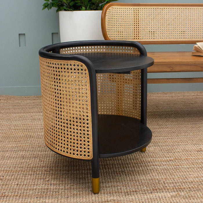 DEMI ROUND SIDE TABLE