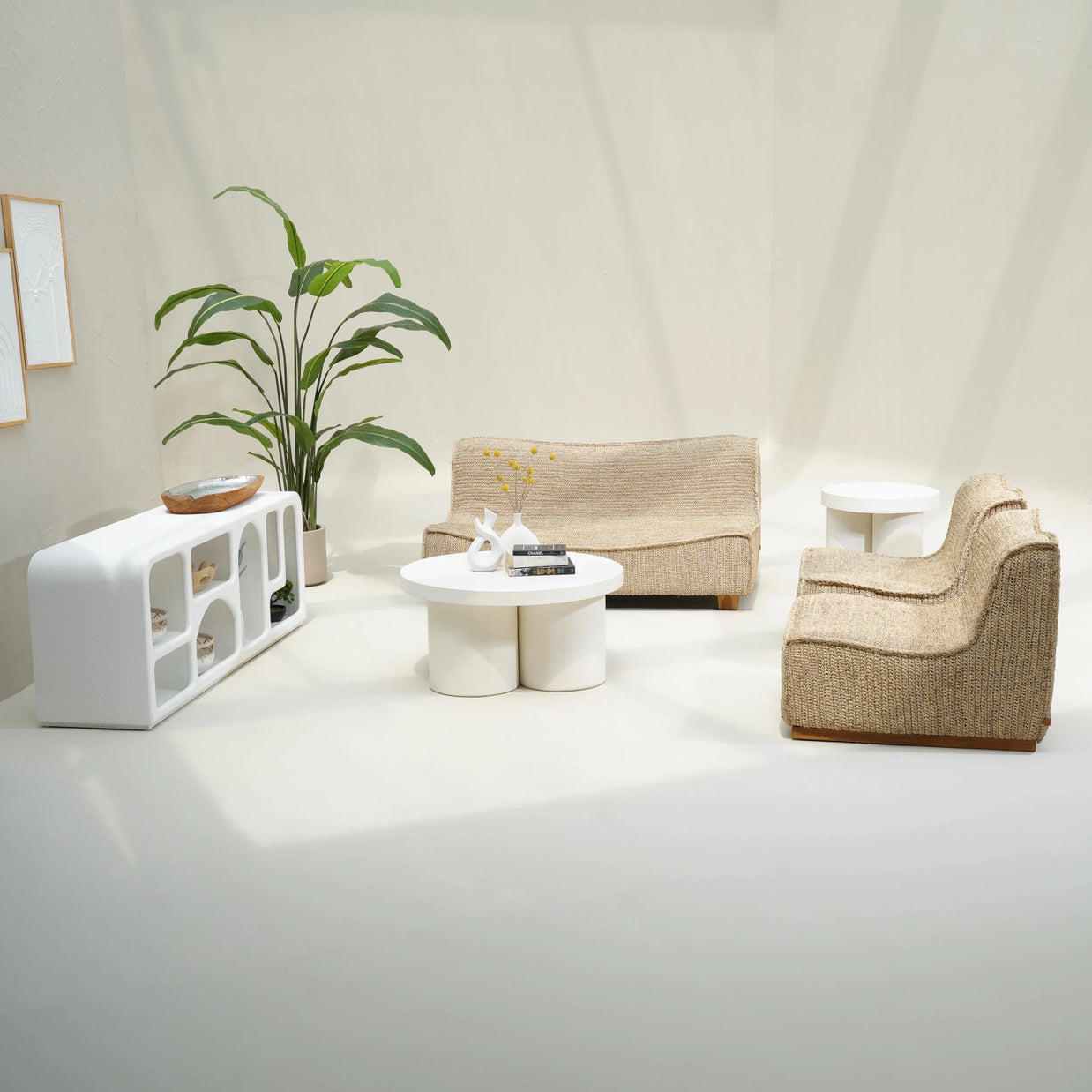 DIAZ PALM LEAF LOUNGE CHAIR
