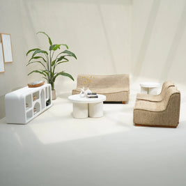 DIAZ PALM LEAF LOUNGE CHAIR
