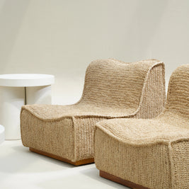 DIAZ PALM LEAF LOUNGE CHAIR