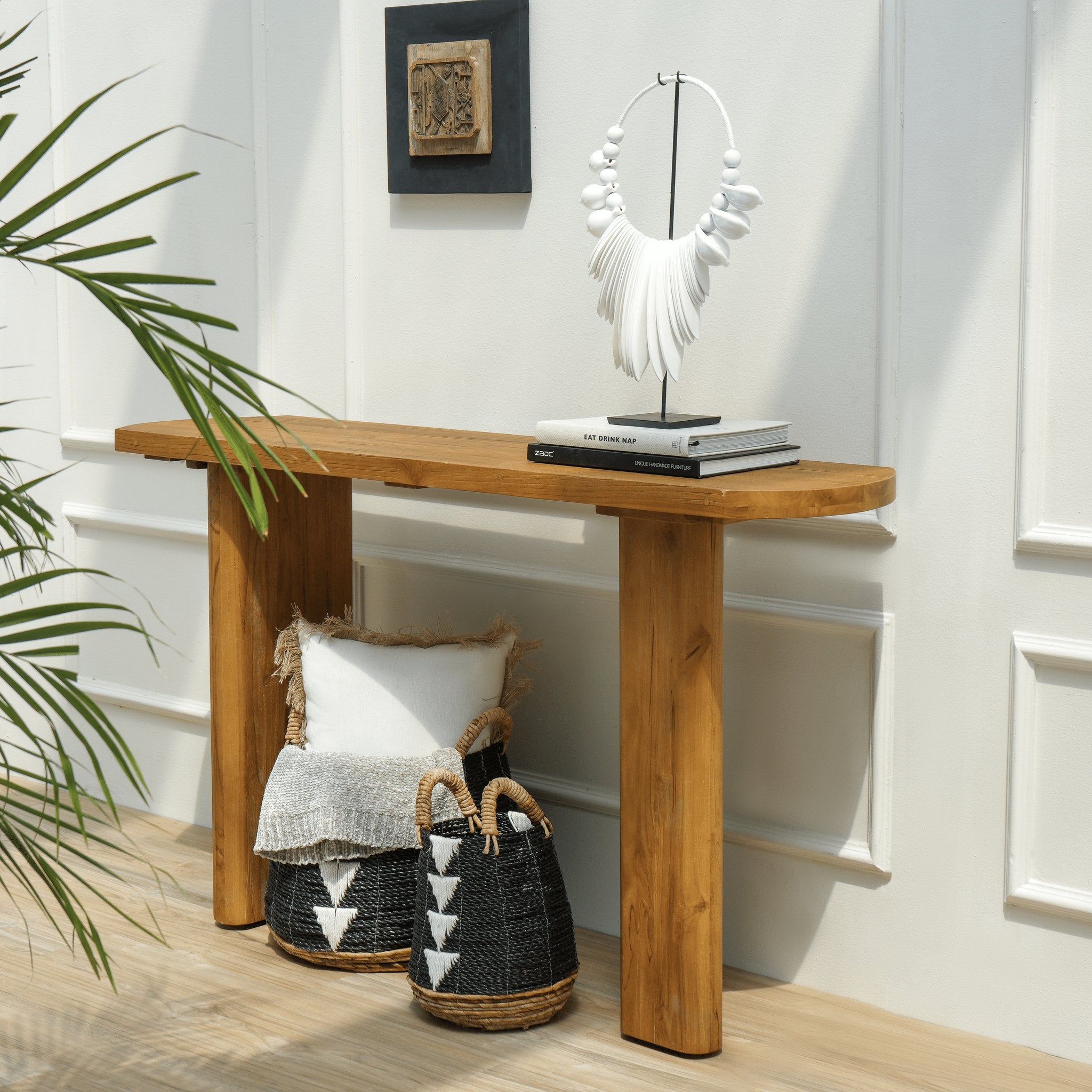 Minimalist Barito Console styled in contemporary interior