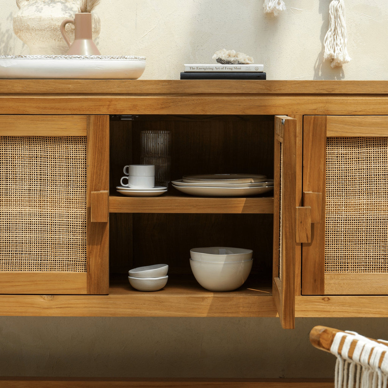 Bintang sideboard showcasing spacious cabinets and stylish design