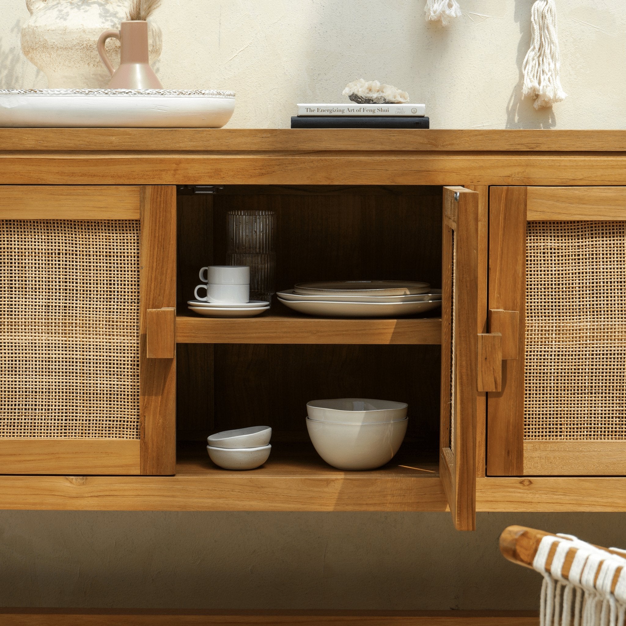 Bintang sideboard showcasing spacious cabinets and stylish design