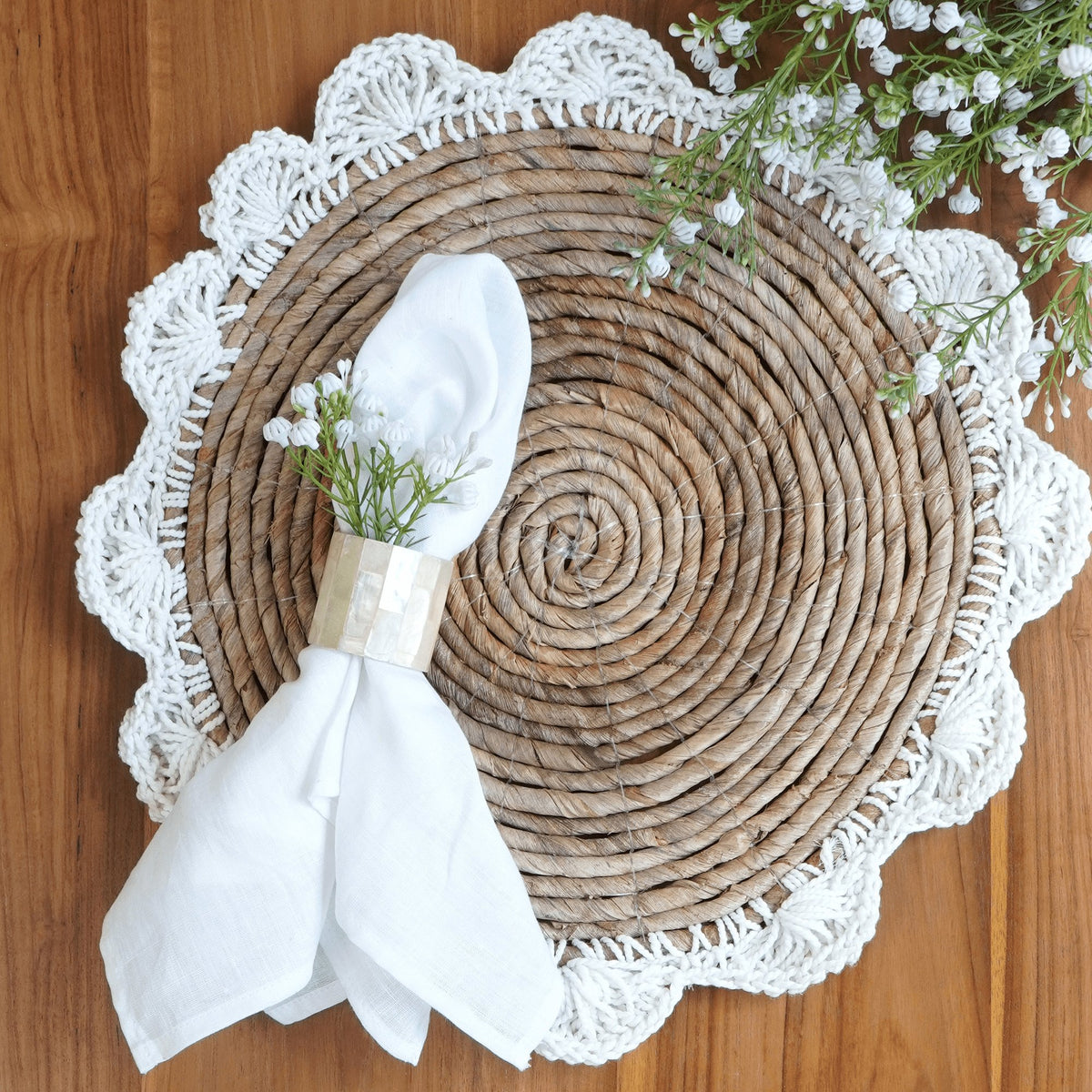 Place Ma WINNY ROUND PLACEMAT/TABLE MAT – Wood Culture