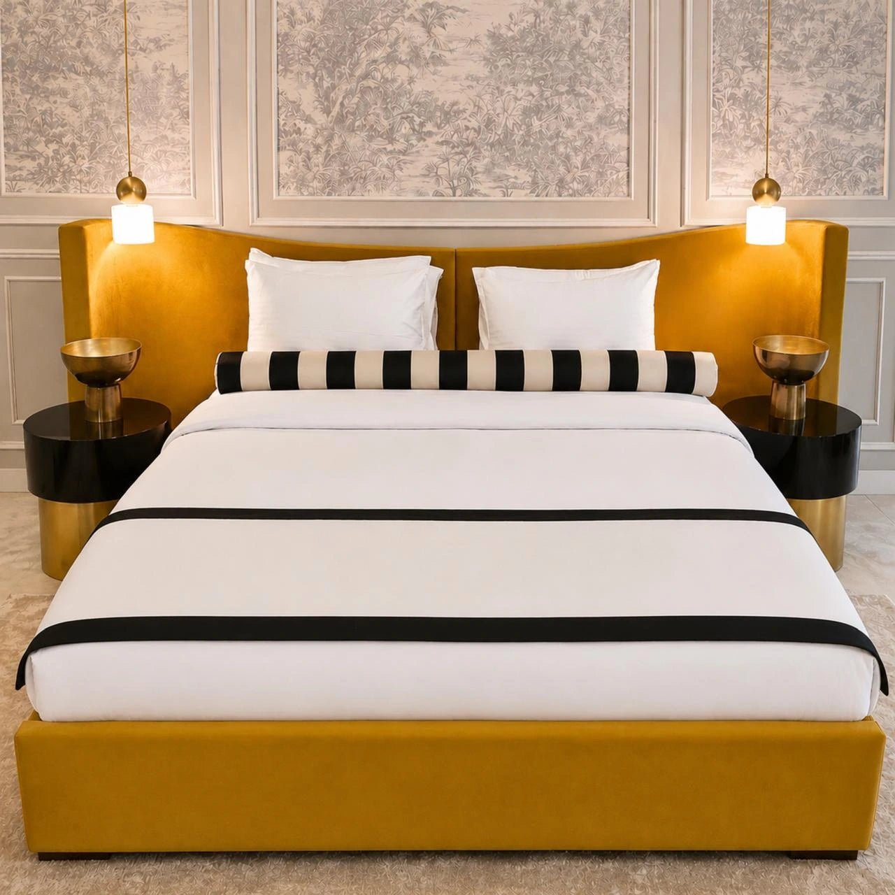 CAMILA CURVED BED