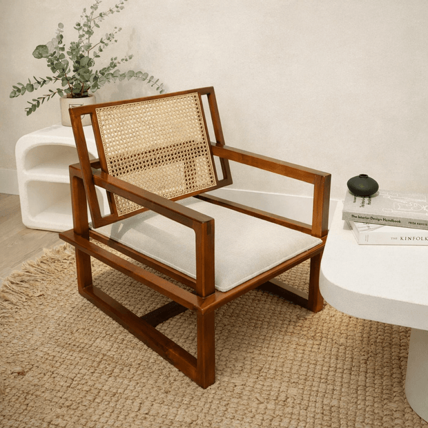 كرسي استرخاء داريا المصنوع من الروطان