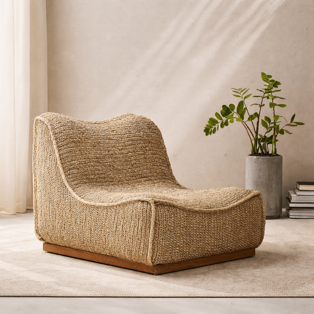 DIAZ PALM LEAF LOUNGE CHAIR