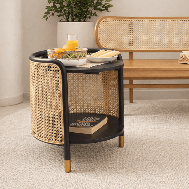 DEMI ROUND SIDE TABLE