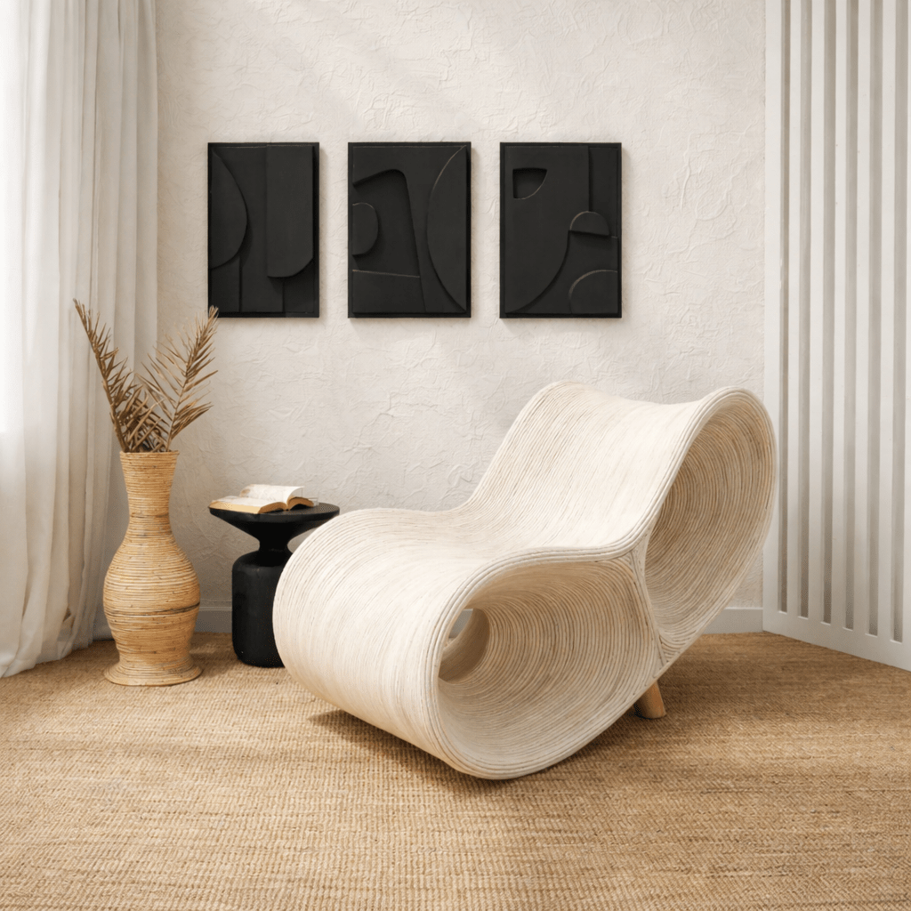 STRIPE LOUNGER CHAIR