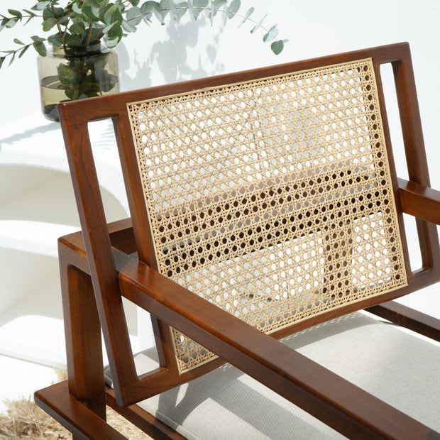 كرسي استرخاء داريا المصنوع من الروطان