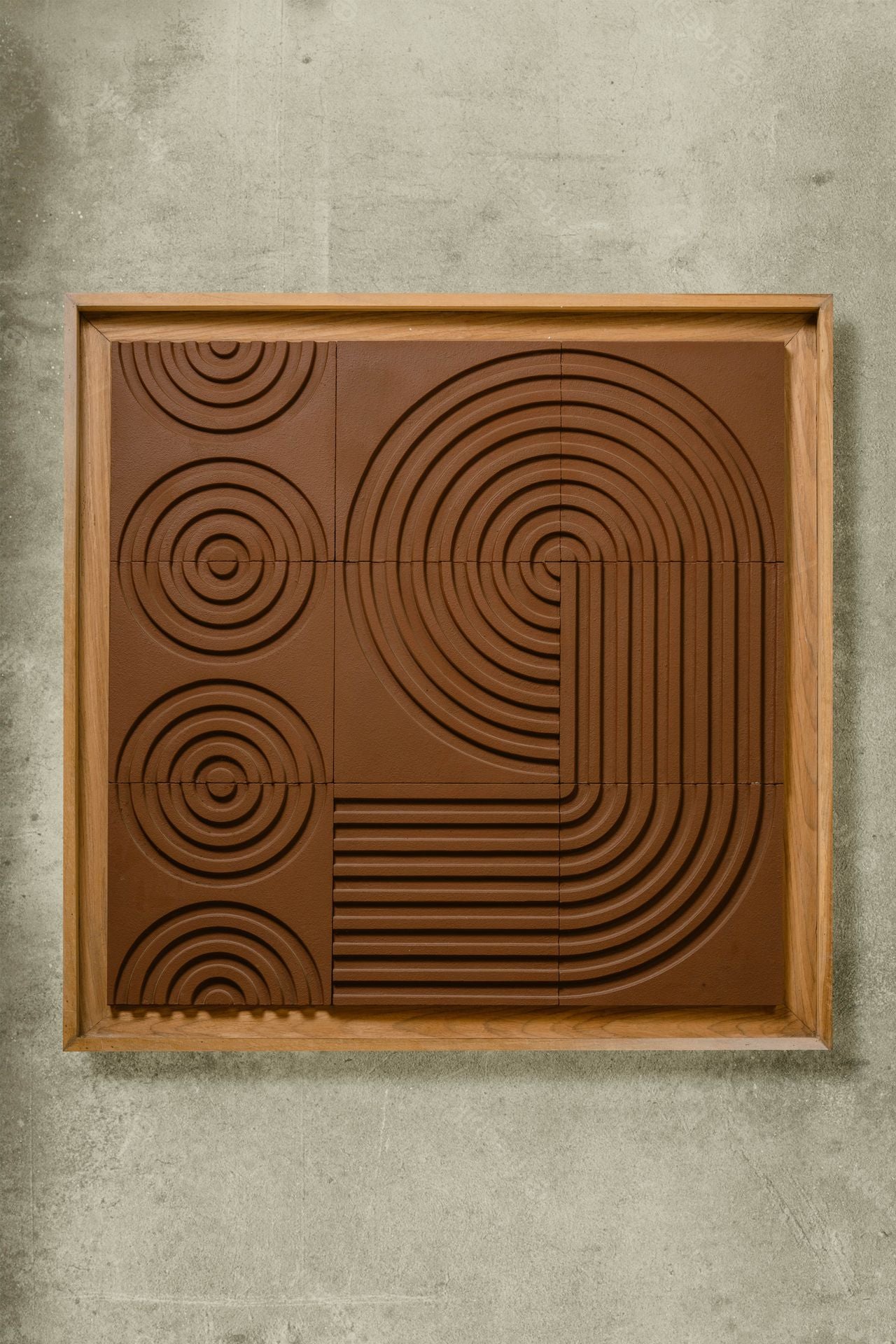 SAMUDRA RAKED TEXTURED WALL ART