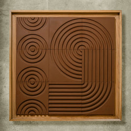 SAMUDRA RAKED TEXTURED WALL ART