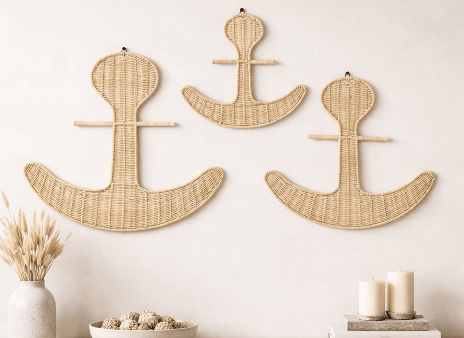 Sailor wall decor, set of three