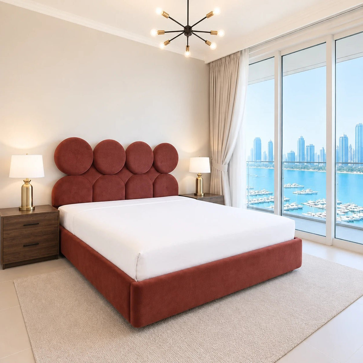 CAPRI HALO KING BED