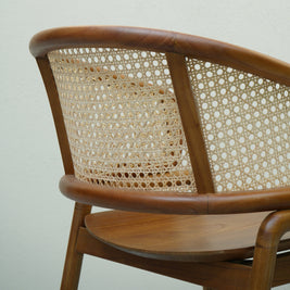 MINDY DINING CHAIR/BROWN