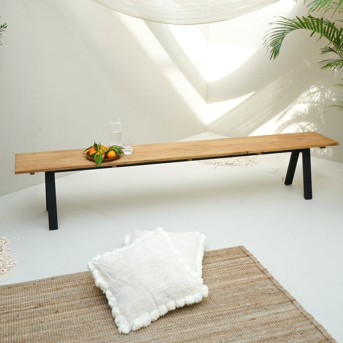 EDEN OUTDOOR TABLE AND BENCH