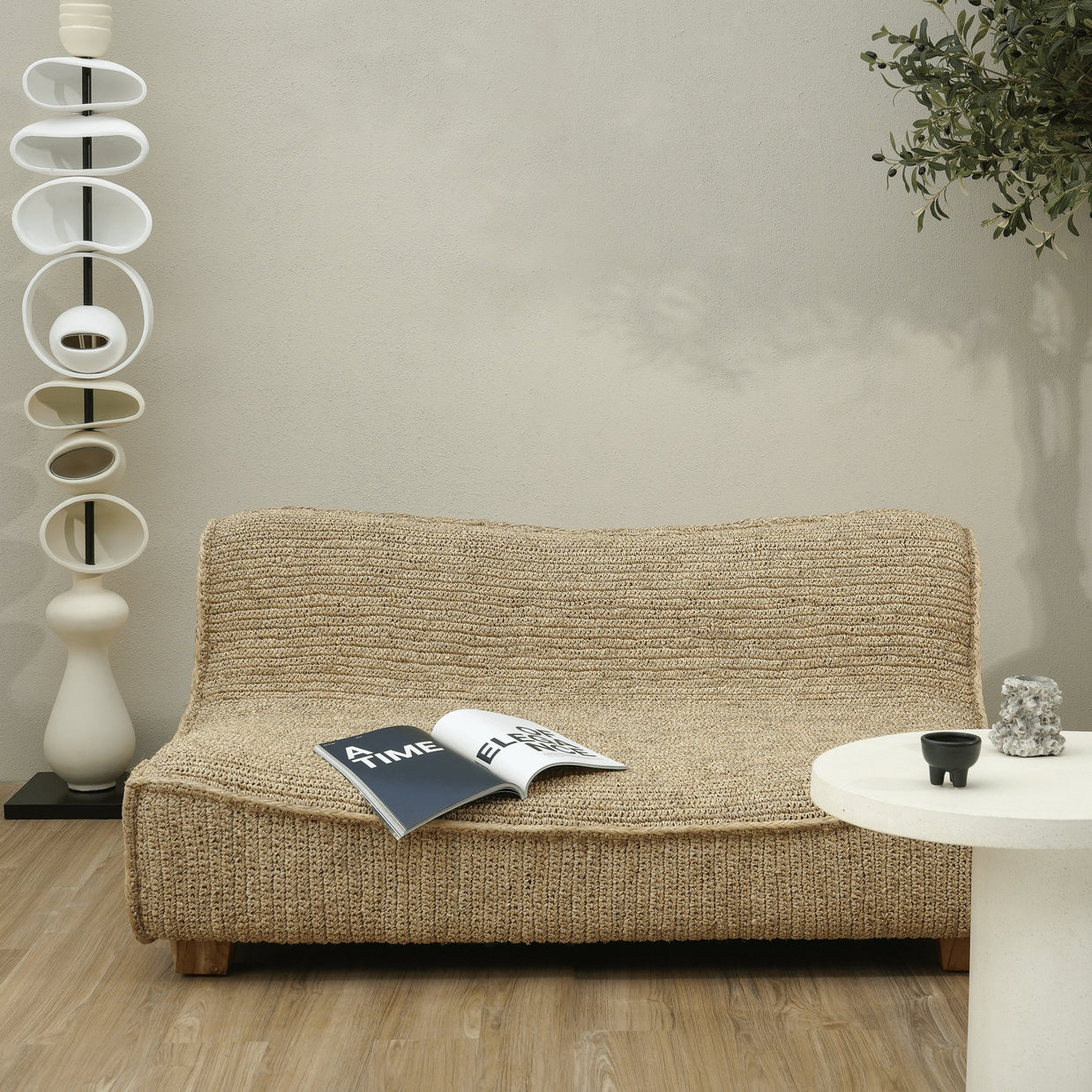 DIAZ PALM LEAF LOUNGE CHAIR