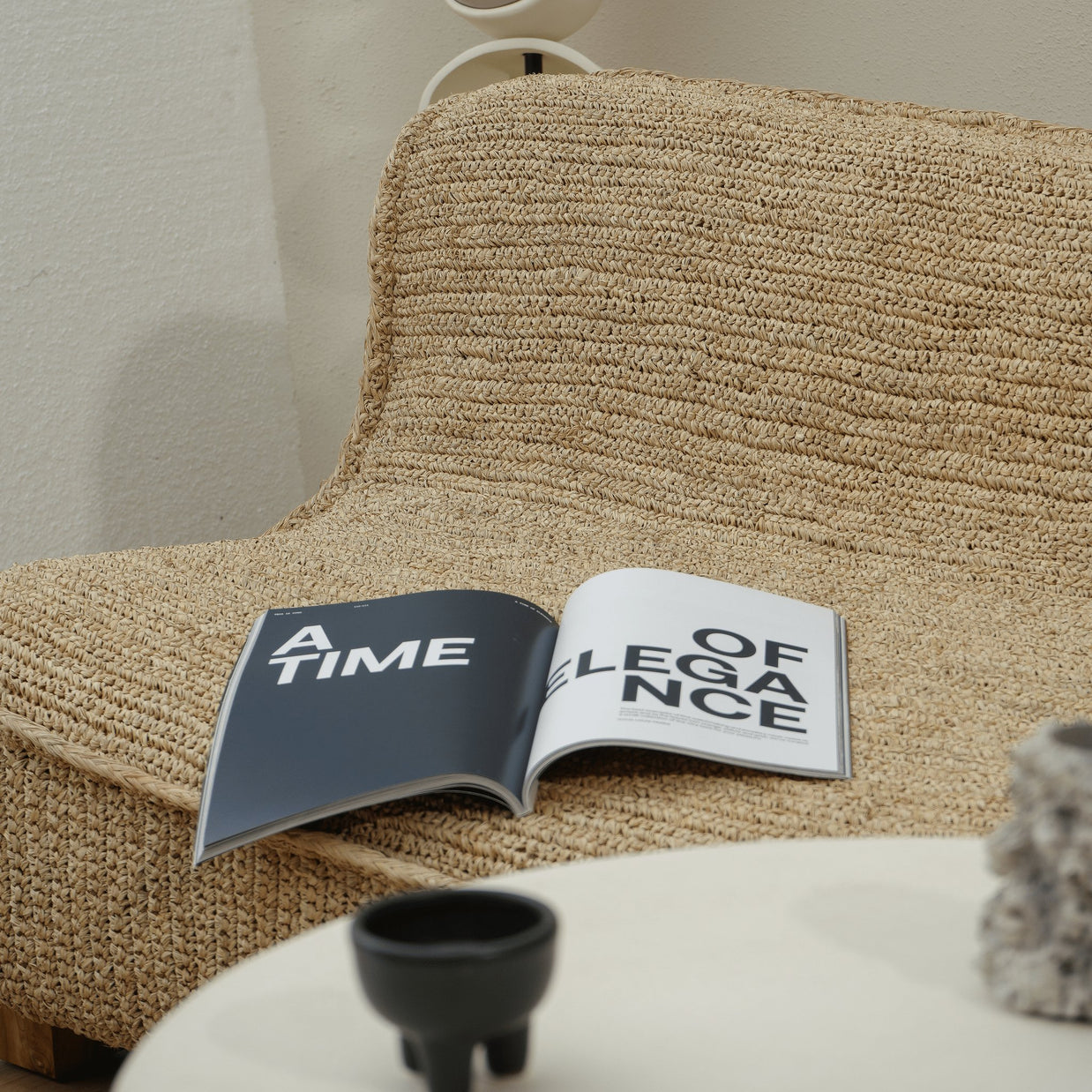 DIAZ PALM LEAF LOUNGE CHAIR